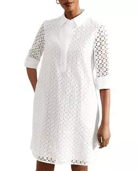 Платье-туника Petite Marciella HOBBS LONDON, белый