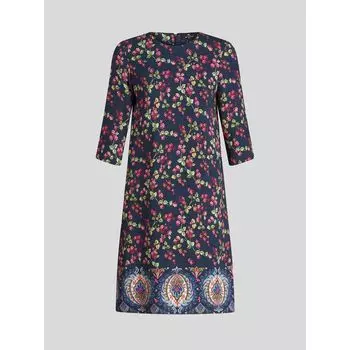 ПЛАТЬЕ-ТУНИКА С ПРИНТОМ ETRO, синий