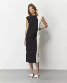 Платье-туника с принтом Sfera, черный