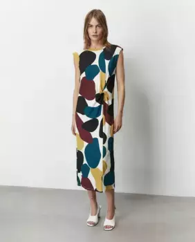 Платье-туника с принтом Sfera, мультиколор