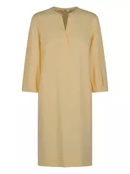 Платье-туника с укороченными рукавами Peserico, желтый
