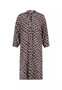 Платье-туника с узором CARTOON, цвет Schwarz Rot