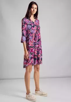 Платье-туника STREET ONE из вискозы, цвет Magnolia Pink