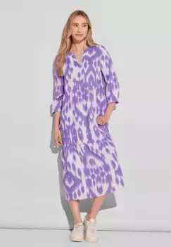Платье-туника STREET ONE с принтом по всей поверхности, цвет Smell Of Lavender