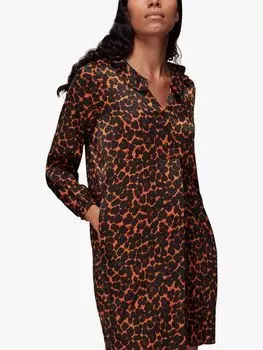 Платье-туника Whistles Smudge Animal, Многоцветный