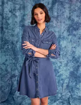 Платье U.S. Polo Assn Fit And Flare Tencel, синий