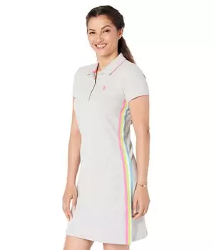 Платье U.S. POLO ASSN., Multi Side Stripe Polo Dress