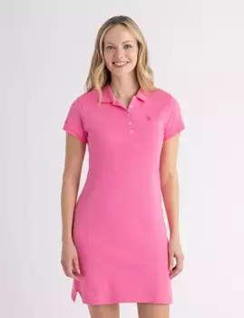 Платье U.S. Polo Assn Slim Fit Polo, розовый