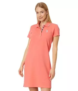 Платье U.S. POLO ASSN., Solid Polo Dress