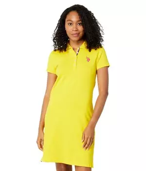 Платье U.S. POLO ASSN., Solid Polo Dress
