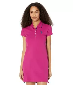 Платье U.S. POLO ASSN., Solid Polo Dress