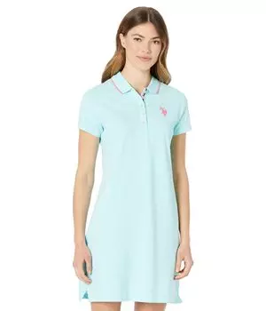 Платье U.S. POLO ASSN., Solid Polo Dress