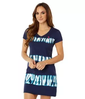 Платье U.S. POLO ASSN., Tie-Dye Stripe Sneaker Dress