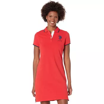 Платье U.S. Polo Assn. Triple Crown Polo, красный