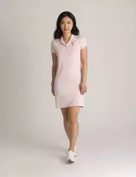 Платье U.S. Polo Assn Uspa Metallic Polo, розовый