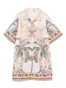 Платье Уайли ZIMMERMANN Kids, нейтральный цвет