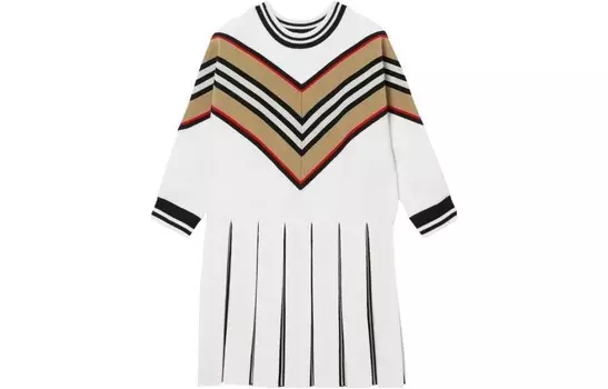 Платье-юбка детское Burberry, белый