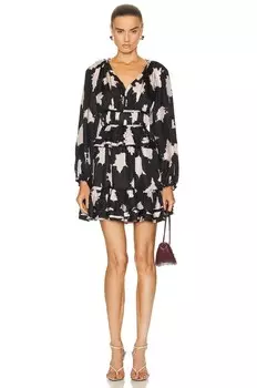 Платье Ulla Johnson Emery, цвет Noir Blur