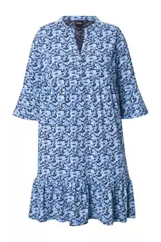 Платье Ulla Popken, цвет Blue/Navy/Pastel blue