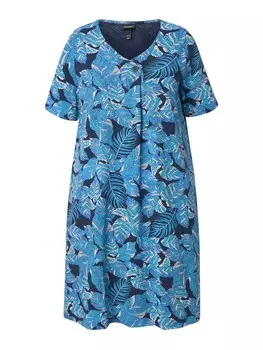 Платье Ulla Popken, цвет marine blue/Royal blue