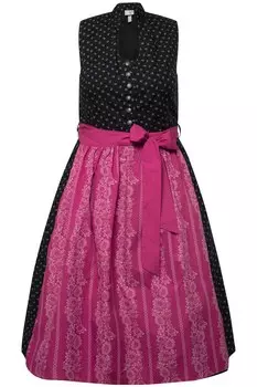 Платье Ulla Popken, цвет Pink/Black