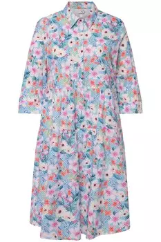 Платье Ulla Popken Dress, цвет Mixed colors