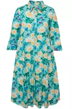 Платье Ulla Popken Hemdblusen, цвет himmelblau