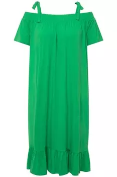 Платье Ulla Popken Jersey, цвет grasgrn