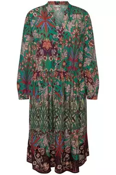 Платье Ulla Popken Midi, цвет dunkelbraun