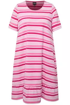 Платье Ulla Popken Midi, цвет fuchsia pink