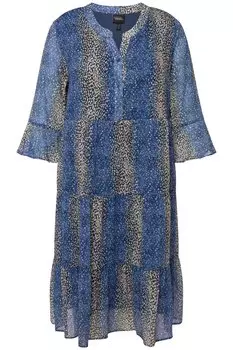 Платье Ulla Popken Midi, цвет mittelblau
