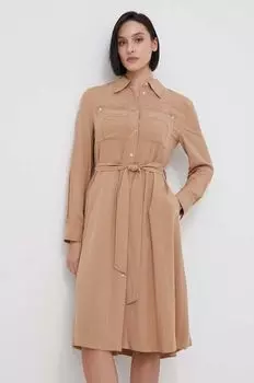 Платье United Colors of Benetton, бежевый