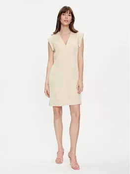 Платье United Colors Of Benetton, бежевый