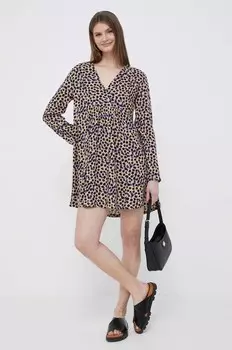 Платье United Colors of Benetton, бежевый