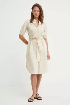 Платье United Colors of Benetton, бежевый