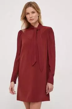 Платье United Colors of Benetton, бордовый