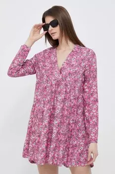 Платье United Colors of Benetton, фиолетовый