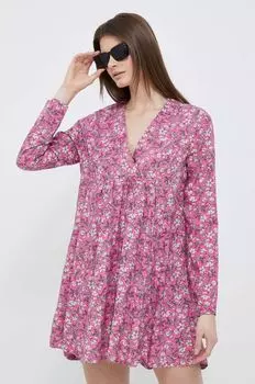 Платье United Colors of Benetton, фиолетовый