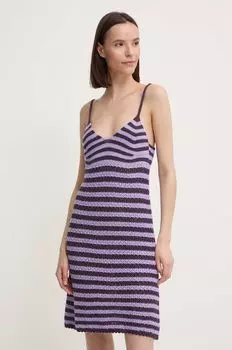 Платье United Colors of Benetton, фиолетовый