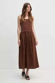 Платье United Colors of Benetton, коричневый