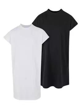 Платье Urban Classics, цвет black+white