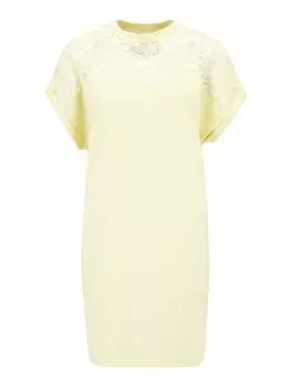 Платье Urban Classics, цвет Pastel Yellow