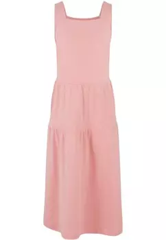 Платье Urban Classics Dress Valance, розовый