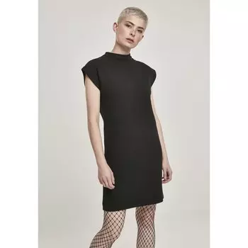 Платье Urban Classics Nap Terry Extended, черный
