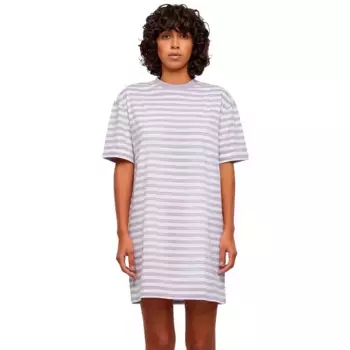 Платье Urban Classics Oversized Striped short sleeve short, белый