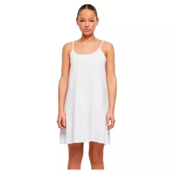 Платье Urban Classics Stretch Jersey Hanger sleeveless short, белый