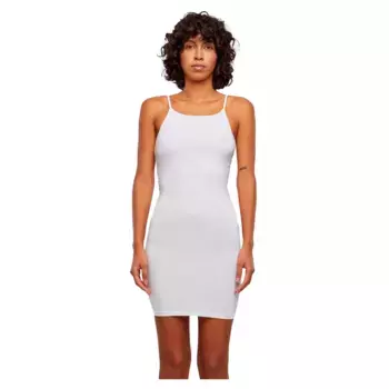 Платье Urban Classics Stretch Jersey Slim sleeveless short, белый