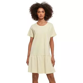 Платье Urban Classics Valance Midi, бежевый