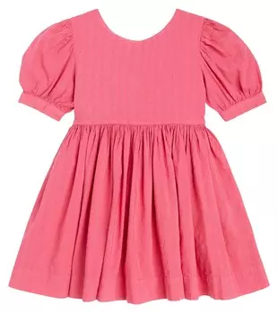 Платье Ursula Lippa из хлопка и льна Morley, розовый