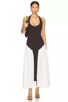 Платье Ursula Siedres, brown